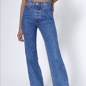 Re/Done 70s High Break Flare Jeans